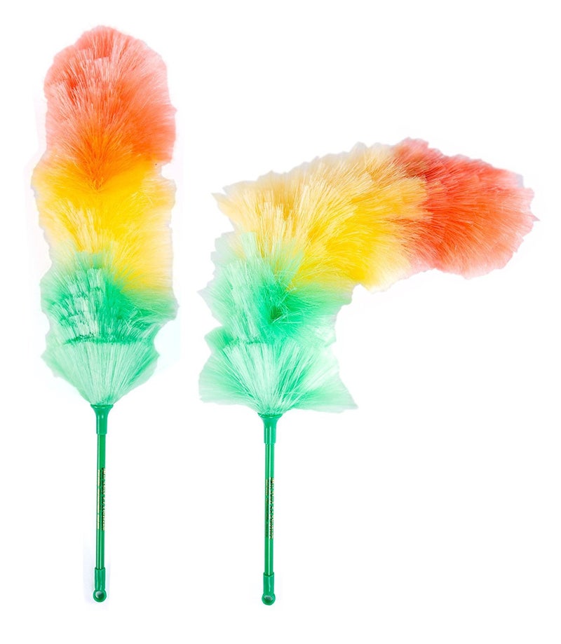 SCC Kitchen + Home Large Static Duster - 27" Inch Electrostatic Feather Duster attracts dust Like a Magnet! - Assorted Colors Will Ship - Image 1